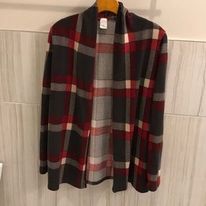Plaid Cardigan